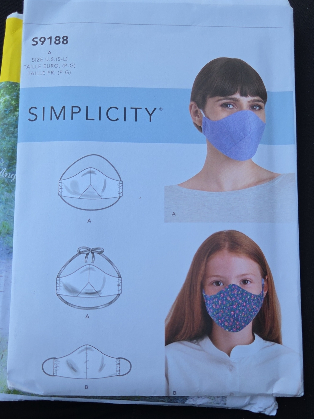 Face Mask Pattern Simplicity S9188